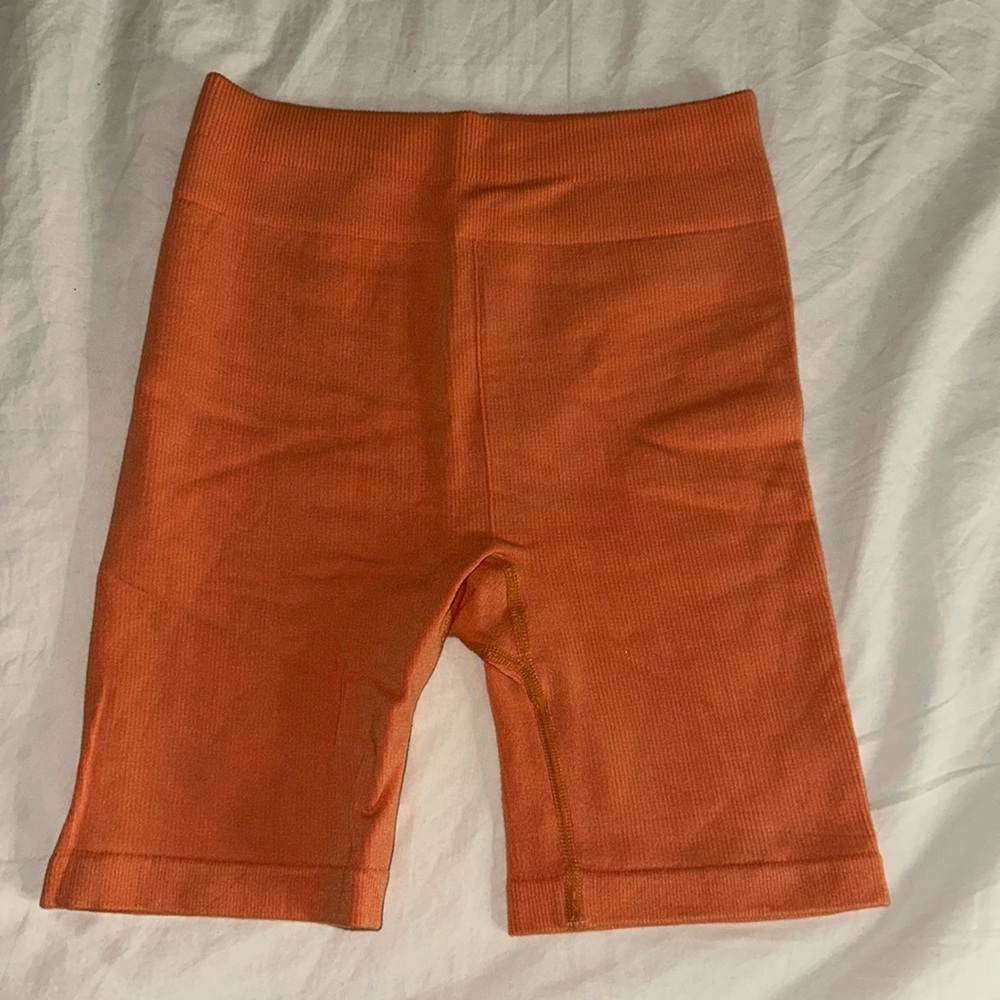 Fabletics high waisted biker shorts
